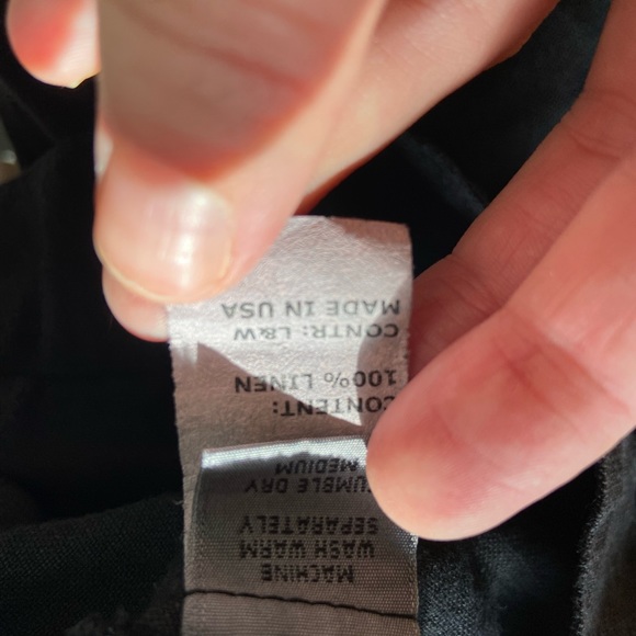 Cut loose Linen Shift Dress Minimalist with Pockets size small - Picture 5 of 6